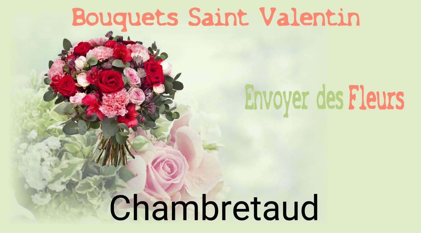 Roses de Saint-Valentin livrées à Chambretaud